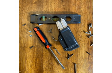 Image of Clip &amp; Carry Kydex Sheath for the Leatherman Supertool 300, Carbon Fiber Black, LST300-CF-BLK