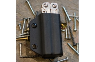 Image of Clip &amp; Carry Kydex Sheath for the Leatherman Wingman, Sidekick, Rebar &amp; Rav, Black, LWING-BLK