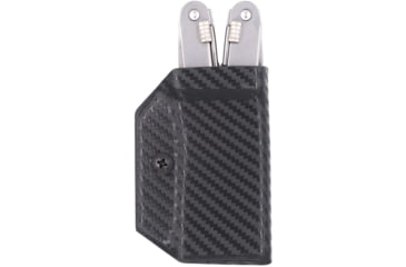 Image of Clip &amp; Carry Kydex Sheath for the Victorinox SPIRIT, Carbon Fiber Black, VSPIRIT-CF-BLK