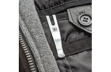 Image of Clip &amp; Carry SwissQlip - Deep Carry Pocket Clip for 91mm Victorinox Swiss Army Knife Models, Chrome, SQLIP91-CHR