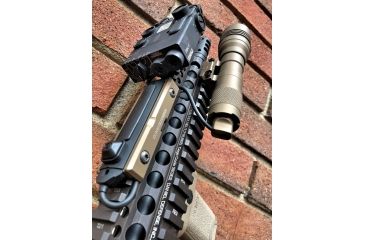Image of Cloud Defensive Light Control System Picatinny Inline Mount for Streamlight Pro-Tac Dual Switch, Cerakote Burnt Bronze 6 45189 82543 5