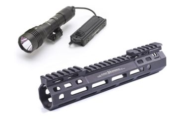 Image of Cloud Defensive Light Control System, Streamlight HLX, Cloud Optimized Rail Combo, Black, LCSMK2K-HLX-CORv2-Blk
