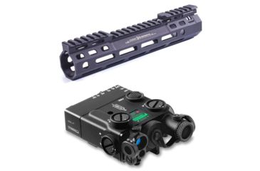 Image of Cloud Defensive Rail System with teiner eOptics Laser Devices Civilian Dual Beam Aiming Laser - Black