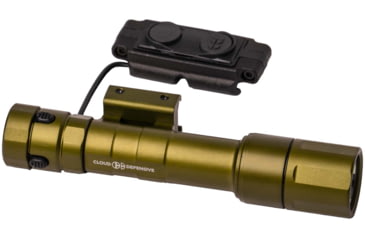 Image of Cloud Defensive Rein 2.0 Rail-Mounted Environmental Illuminator, Full Size, OD Green, REIN 2.0-CK-ODG
