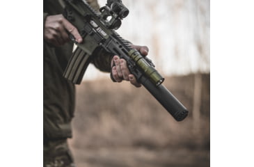 Image of Cloud Defensive Rein 2.0 Rail-Mounted Environmental Illuminator, Micro, OD Green, REIN 2.0-M-CK-ODG