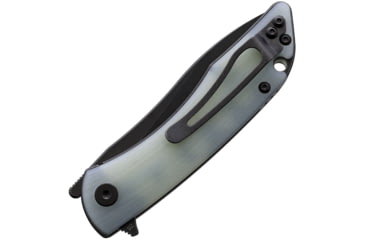 Image of CMB Made Knives Blaze Folding Knife, 4in Closed, 3in Black D2 Tool Steel Blade, Jade G10 Handle, Nylon Sheath, CMB06T