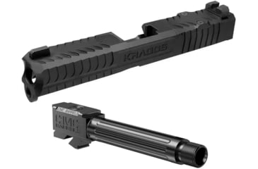 Image of CMC Kragos Glock 19 Gen 3 Pistol Slide &amp; Match Precision Fluted Barrel Compatible With Glock 19 Gen 3-4