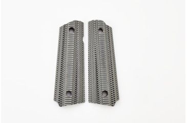 Image of CM Products Grips, Operator II, G10, Compact, Black/Gray, 11-GR-OP2-CP-BG