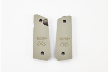 Image of CM Products Grips, Operator II, G10, Compact, Black/Gray, 11-GR-OP2-CP-BG