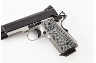 Image of CM Products Grips, Operator II, G10, Compact, Black/Gray, 11-GR-OP2-CP-BG