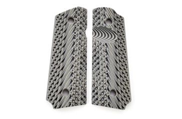 Image of CM Products Grips, Operator II, G10, Compact, Black/Gray, 11-GR-OP2-CP-BG
