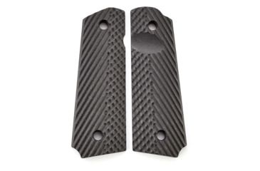 Image of CM Products Grips, Operator II, G10, Full-Size, Black, 11-GR-OP2-FS-B