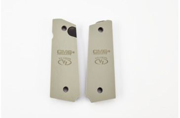 Image of CM Products Grips, Operator II, G10, Full-Size, Black/Gray, 11-GR-OP2-FS-BG