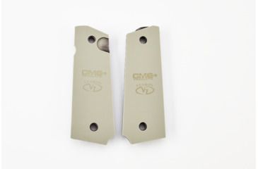 Image of CM Products Grips, Recon, G10, Full-Size, Black/Gray, 11-GR-RC-FS-BG