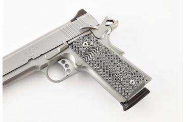 Image of CM Products Grips, Recon, G10, Full-Size, Black/Gray, 11-GR-RC-FS-BG