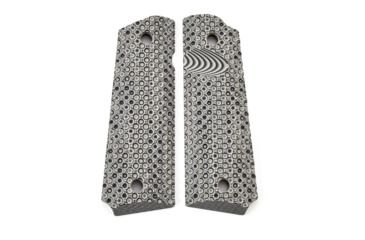 Image of CM Products Grips, Recon, G10, Full-Size, Black/Gray, 11-GR-RC-FS-BG