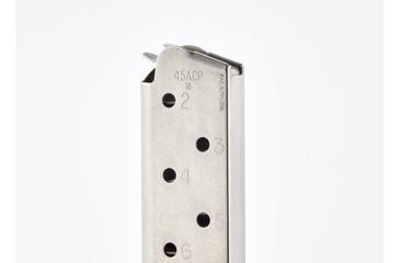 Image of CM Products Railed Power Mag, Compact, .45 ACP, 7 Round, Stainless, M-RPM-45CP7