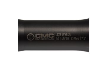 Image of CMC Triggers 7.5in .223 Wylde 1-7 CMC Pistol Length Gas AR 15 Barrel, Black, CMC-BBL-223-001