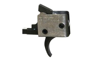 Image of CMC Triggers Duty/Patrol Single Stage Trigger Module, AR-15/AR-10, Traditional Curved Small Pin 4.5 lb Trigger, Black/Silver, 92501