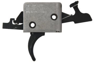 Image of CMC Triggers AR-15/AR-10 Match Grade 2-Stage Trigger Group Large Pin Curved Trigger 2 Pound Set - 2 Pound Release