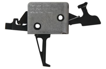 Image of CMC Triggers AR-15/AR-10 Match Grade 2-Stage Trigger Group Large Pin Flat Trigger 1 Pound Set - 3 Pound Release