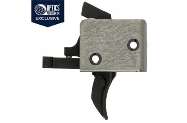 Image of CMC Triggers AR-15/AR-10 Single Stage Drop-In Trigger, Combat Curve, 3.5lb Pull Weight, Black/Silver, 91701