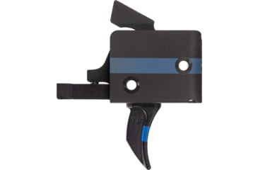 Image of CMC Triggers AR-15/AR-10 Trigger Group Single Stage, Small Pin, CCT, 5.5lb Pull, Blue Line, 93701LEO
