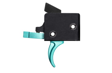 Image of CMC Triggers AR-15/AR-10 Trigger Group Single Stage, Small Pin, Curved, 3.5lb Pull, Southern Teal, 91501ST