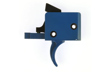 Image of CMC Triggers AR-15/AR-10 Trigger Group Single Stage, Small Pin, Curved, 5.5lb Pull, Blue, 93501BLU