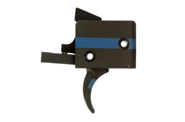 Image of CMC Triggers AR-15/AR-10 Trigger Group Single Stage, Small Pin, Curved, 3.5lb Pull, Blue Line, 91501LEO