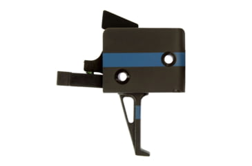 Image of CMC Triggers AR-15/AR-10 Trigger Group Single Stage, Small Pin, Flat, 4.5lb Pull, Blue Line, 92503LEO