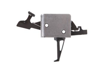 Image of CMC Triggers AR-15/AR-10 Two Stage Drop-in Trigger, Flat, 2 lb Set, 3 lb Release, Small Pin, Black/Silver 96504