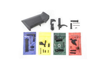 Image of CMMG, Inc AR-15 Lower Reciever Parts Kit, A2 Grip, Black, 55CA6C5