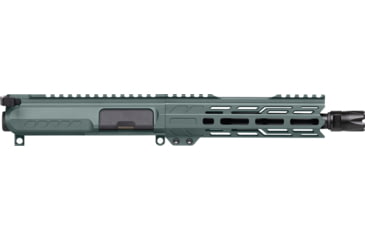 Image of CMMG MkG .45 ACP Banshee Fixed Ejection Upper Group Receiver, 8in, 1-16 Twist, 0.578x28 TPI, .750in, Charcoal Green, 45B950F-CG