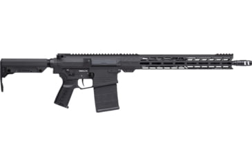 Image of CMMG Resolute MK3 Semi-Auto Rifle, 8.6mm Blackout, 16.1in 5/8x24 TPI Barrel, 1-30, Synthetic Black Stock, Cerakote Armor Black, 20Rd, 33A590C-AB-FRRMPG