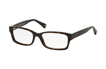 Image of Coach BROOKLYN HC6040 Eyeglass Frames 5001-50 - Dark Tortoise Frame