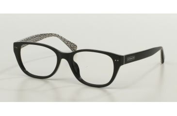 Image of Coach HC6029 HC6029F Eyeglass Frames 5002-51 - Black Frame