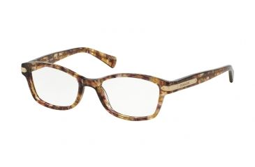Image of Coach HC6065 Eyeglass Frames 5287-49 - Confetti Light Brown Frame
