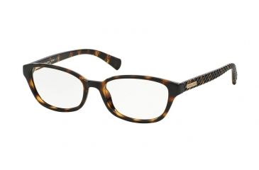 Image of Coach HC6067 Single Vision Prescription Eyeglasses 5120-50 - Dark Tortoise Frame