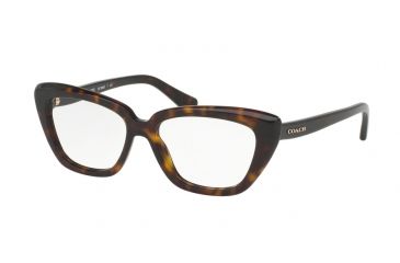 Image of Coach HC6090 Eyeglass Frames 5120-52 - Dark Tortoise Frame