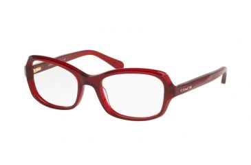 Image of Coach HC6097F Bifocal Prescription Eyeglasses 5029-53 - Burgundy Frame