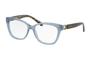 Image of Coach HC6120 Bifocal Prescription Eyeglasses, 52mm, Milky Blue Denim, HC6120-5521-52-BI