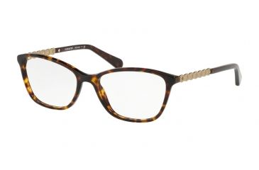 Image of Coach HC6121F Prescription Eyeglasses, 55mm, Dark Tortoise, HC6121F-5485-55-SV