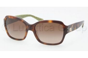Image of Coach L013 ELLA HC8021B Sunglasses 503113-5717 - Tortoise Brown Gradient