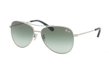 Image of Coach L1013 HC7079 Progressive Prescription Sunglasses HC7079-90018E-58 - Lens Diameter 58 mm, Frame Color Silver