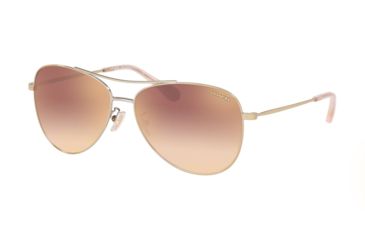 Image of Coach L1013 HC7079 Progressive Prescription Sunglasses, 58mm, Shiny Light Gold, HC7079-90056F-58-PRO
