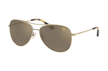 Image of Coach L1013 HC7079 Progressive Prescription Sunglasses, 58mm, Light Gold, HC7079-90056G-58-PRO