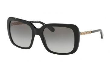 Image of Coach L1026 HC8237 Bifocal Prescription Sunglasses, 57mm, Black, HC8237-500211-57-BI