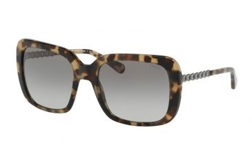 Image of Coach L1026 HC8237 Bifocal Prescription Sunglasses, 57mm, Grey Green Tort, HC8237-551811-57-BI