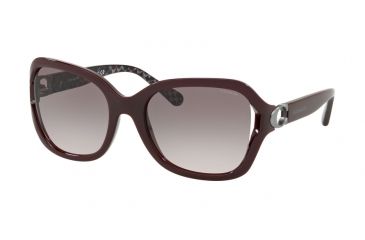 Image of Coach L1030 HC8238 Progressive Prescription Sunglasses HC8238-55203B-57 - Lens Diameter 57 mm, Frame Color Match Oxblood